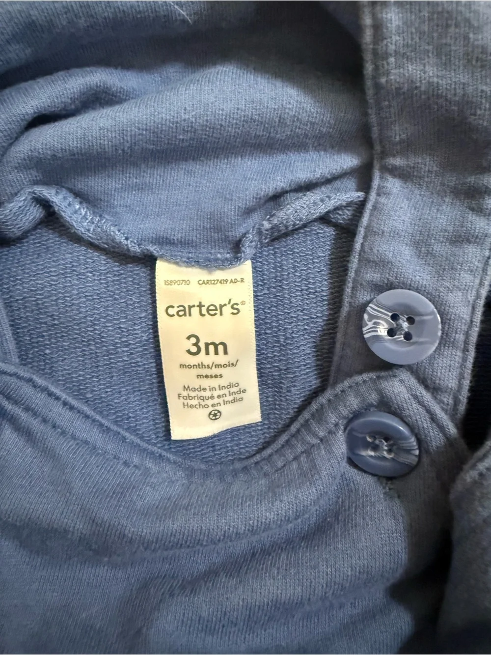 Carters Blue Dinosaur Overalls